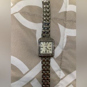 Novelle Square Silver Watch